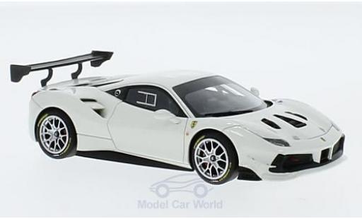 Diecast model cars Ferrari 488 Challenge white 1/43 Look Smart