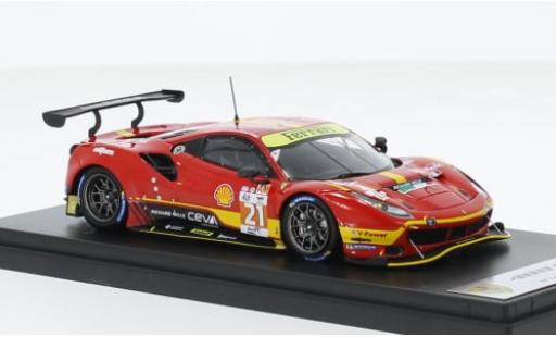 Diecast model cars Ferrari 488 GTE EVO No.21 AF Corse 24h Le Mans 2023 1/43 Look Smart