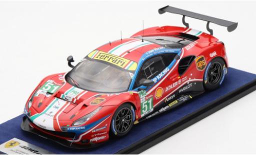 Diecast model cars Ferrari 488 GTE EVO No.51 AF Corse / SMP Racing 24h Le Mans 2020 J.Calado/A.Pier Guidi/D.Serra 1/18 Look Smart