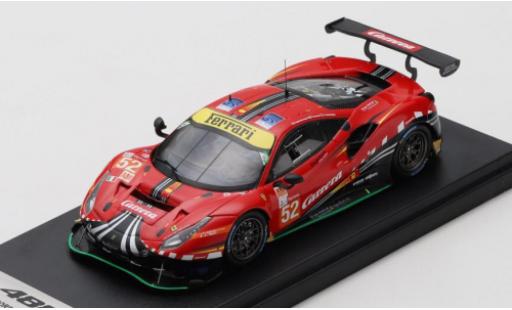 Diecast model cars Ferrari 488 GTE EVO No.52 AF Corse 24h Le Mans 2020 S.G&Atilde;&para;rig/C.Ulrich/A.West 1/43 Look Smart