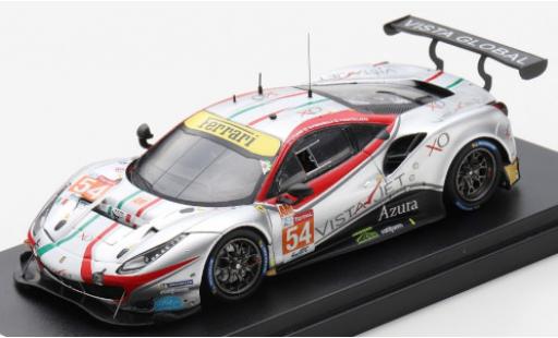 Diecast model cars Ferrari 488 GTE EVO No.54 AF Corse 24h Le Mans 2020 F.Castellacci/G.Fisica/T.Flohr 1/43 Look Smart