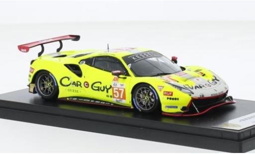 Diecast model cars Ferrari 488 GTE EVO No.57 Kessel Racing 24h Le Mans 2023 1/43 Look Smart