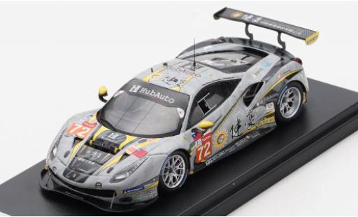 Diecast model cars Ferrari 488 GTE EVO No.72 Hub Auto Racing 24h Le Mans 2020 T.Blomqvist/M.Chen/M.Gomes 1/43 Look Smart