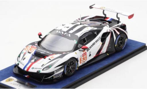 Diecast model cars Ferrari 488 GTE EVO No.83 AF Corse 24h Le Mans 2020 E.Collard/N.Nielsen/F.Perrodo 1/18 Look Smart
