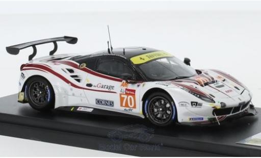 Diecast model cars Ferrari 488 GTE No.70 MR Racing 24h Le Mans 2018 M. Ishikawa/O.Beretta/E.Cheever 1/43 Look Smart