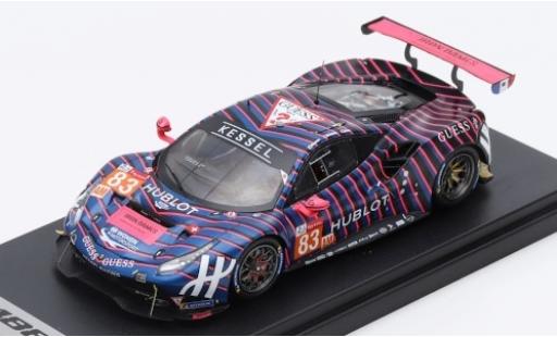 Diecast model cars Ferrari 488 GTE No.83 Kessel Racing 24h Le Mans 2019 R.Frey/M.Gatting/M.Gostner 1/43 Look Smart