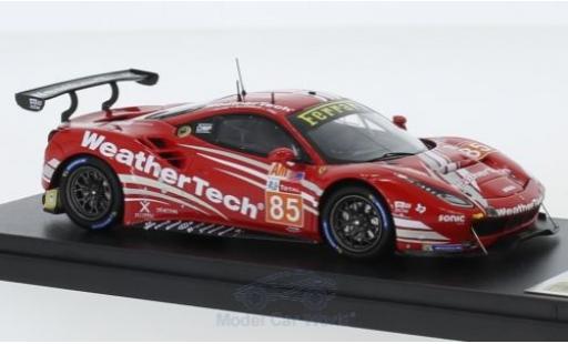 Diecast model cars Ferrari 488 GTE No.85 Keating Motorsports 24h Le Mans 2018 B.Keating/J.Bleekemolen/L.Stolz 1/43 Look Smart