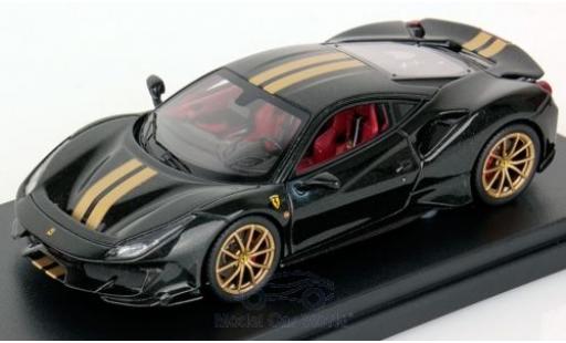 Diecast model cars Ferrari 488 Pista black 1/43 Look Smart