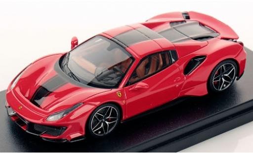 Diecast model cars Ferrari 488 Pista Spider Hardtop red/black 2018 1/43 Look Smart