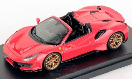 Diecast model cars Ferrari 488 Pista Spider red 1/43 Look Smart