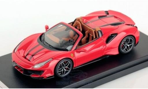 Diecast model cars Ferrari 488 Pista Spider red/black 2019 1/43 Look Smart