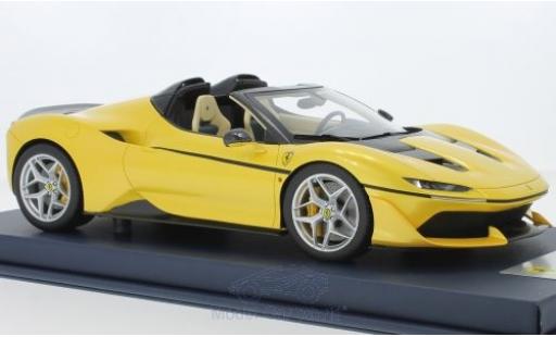 Diecast model cars Ferrari J50 Roadster metallic yellow 1/18 Look Smart