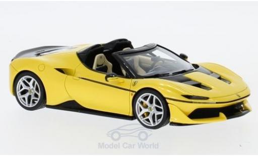 Diecast model cars Ferrari J50 Roadster metallic yellow 2016 1/43 Look Smart