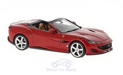 Diecast model cars Ferrari Portofino Cabriolet red 1/43 Look Smart