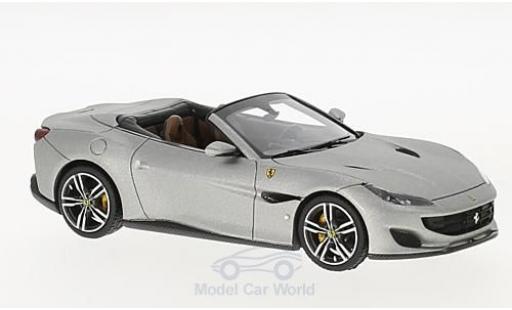Diecast model cars Ferrari Portofino Cabriolet matt-aluminium 1/43 Look Smart