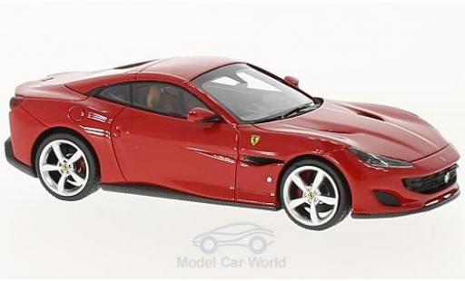 Diecast model cars Ferrari Portofino Cabriolet red 1/43 Look Smart