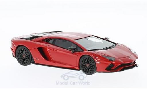 Diecast model cars Lamborghini Aventador S red 1/43 Look Smart