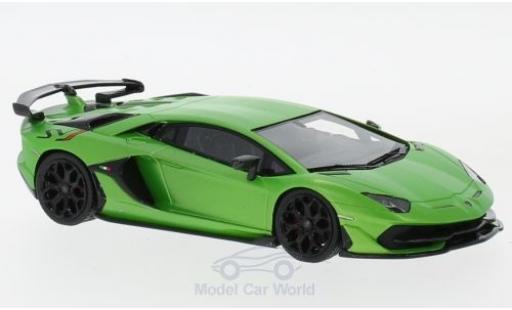 Diecast model cars Lamborghini Aventador SVJ matt-green 1/43 Look Smart