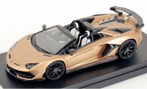 Diecast model cars Lamborghini Aventador SVJ Roadster matt-bronze 2019 1/43 Look Smart