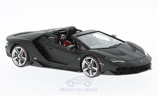 Diecast model cars Lamborghini Centenario Roadster matt-black 1/43 Look Smart