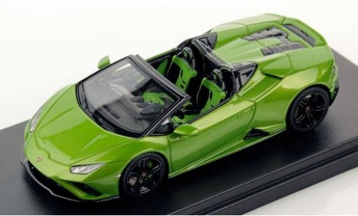 Diecast model cars Lamborghini Huracan Evo RWD Spyder metallic green 2019 1/43 Look Smart