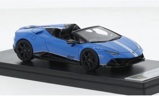 Diecast model cars Lamborghini Huracan Evo Spyder blue 2022 1/43 Look Smart