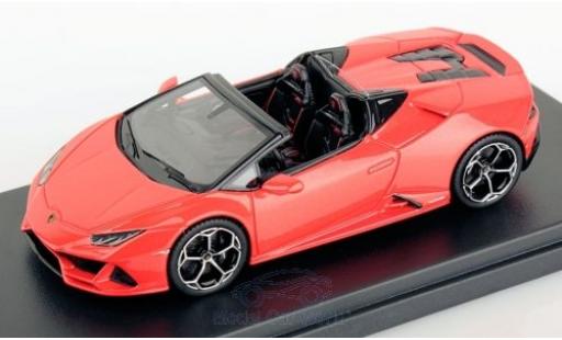 Diecast model cars Lamborghini Huracan Evo Spyder metallic orange 2019 1/43 Look Smart