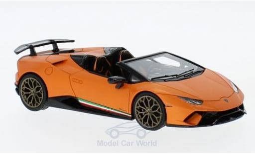 Diecast model cars Lamborghini Huracan Performante Spyder matt-orange 1/43 Look Smart