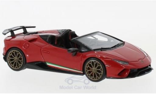 Diecast model cars Lamborghini Huracan Performante Spyder red 1/43 Look Smart