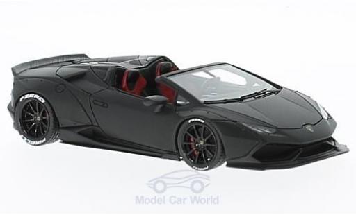 Diecast model cars Lamborghini Huracan Base Spyder matt-black Aftermarket 1/43 Look Smart