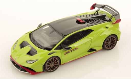 Diecast model cars Lamborghini Huracan STO green/red 2021 1/43 Look Smart