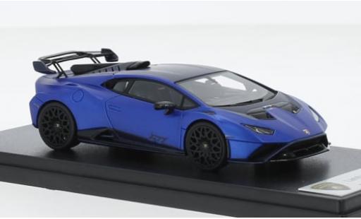 Diecast model cars Lamborghini Huracan STO matt-blue 2022 1/43 Look Smart