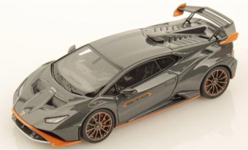 Diecast model cars Lamborghini Huracan STO metallic grey/metallic orange 1/43 Look Smart