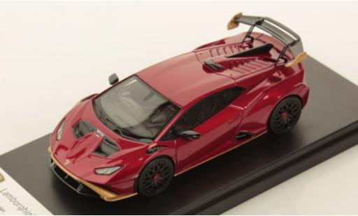 Diecast model cars Lamborghini Huracan STO metallic red/gold 2021 1/43 Look Smart