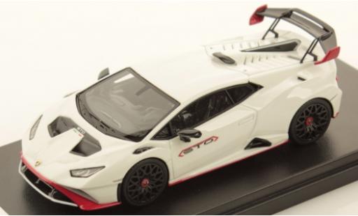 Diecast model cars Lamborghini Huracan STO white/red 1/43 Look Smart
