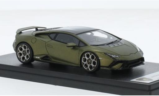 Diecast model cars Lamborghini Huracan Technica metallise olive 2022 1/43 Look Smart