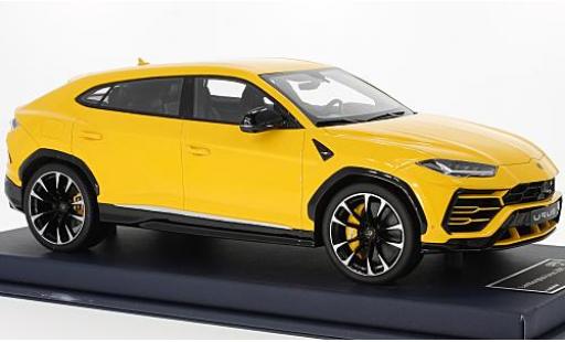 Diecast model cars Lamborghini Urus Base yellow 2017 1/43 Look Smart