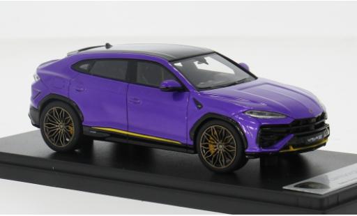 Diecast model cars Lamborghini Urus SE metallise purple/carbon 2024 1/43 Look Smart