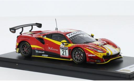 Diecast model cars Ferrari 488 GT3 EVO No.21 AF Corse 24h Spa 2022 1/43 Look Smart