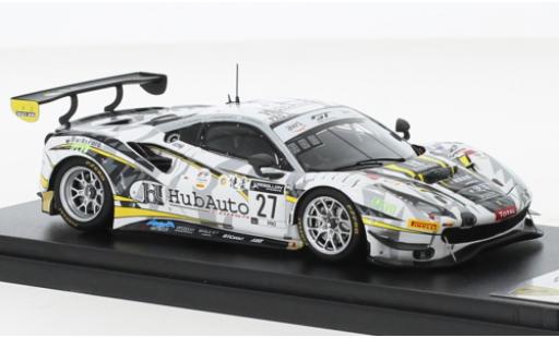 Diecast model cars Ferrari 488 GT3 EVO No.27 Hub Auto 24h Spa 2020 1/43 Look Smart