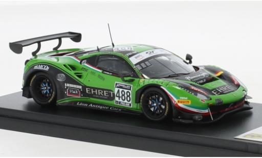 Diecast model cars Ferrari 488 GT3 EVO No. Rinaldi Racing 24h Spa 2020 1/43 Look Smart