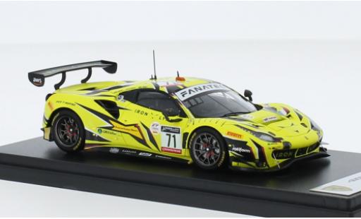 Diecast model cars Ferrari 488 GT3 EVO No.71 Iron Lynx 24h Spa 2022 1/43 Look Smart