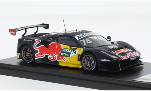 Diecast model cars Ferrari 488 GT3 EVO No.74 Red Bull Alphatauri AF Corse Red Bull DTM 2022 1/43 Look Smart