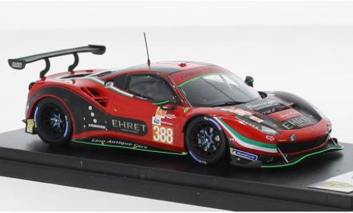 Diecast model cars Ferrari 488 GTE EVO No.388 Rinaldi Racing 24h Le Mans 2021 1/43 Look Smart