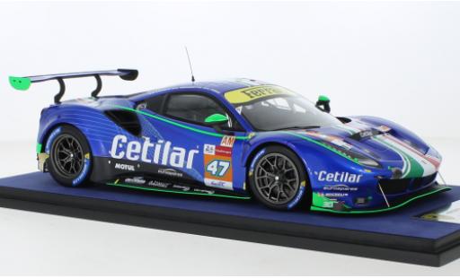 Diecast model cars Ferrari 488 GTE EVO No.47 Centilar Racing 24h Le Mans 2021 1/18 Look Smart