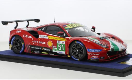 Diecast model cars Ferrari 488 GTE EVO No.51 AF Corse 24h Le Mans 2022 1/43 Look Smart
