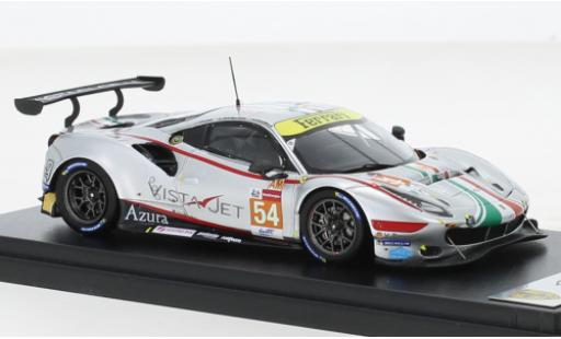 Diecast model cars Ferrari 488 GTE EVO No.54 AF Corse 24h Le Mans 2021 1/43 Look Smart