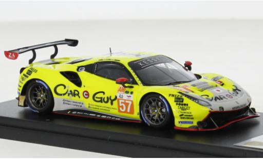 Diecast model cars Ferrari 488 GTE EVO No.57 Kessel Racing 24h Le Mans 2022 1/43 Look Smart