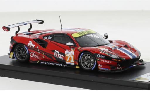 Diecast model cars Ferrari 488 GTE EVO No.71 Spirit of Race 24h Le Mans 2022 1/43 Look Smart