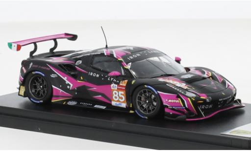 Diecast model cars Ferrari 488 GTE EVO No.85 Iron Lynx 24h Le Mans 2021 1/18 Look Smart